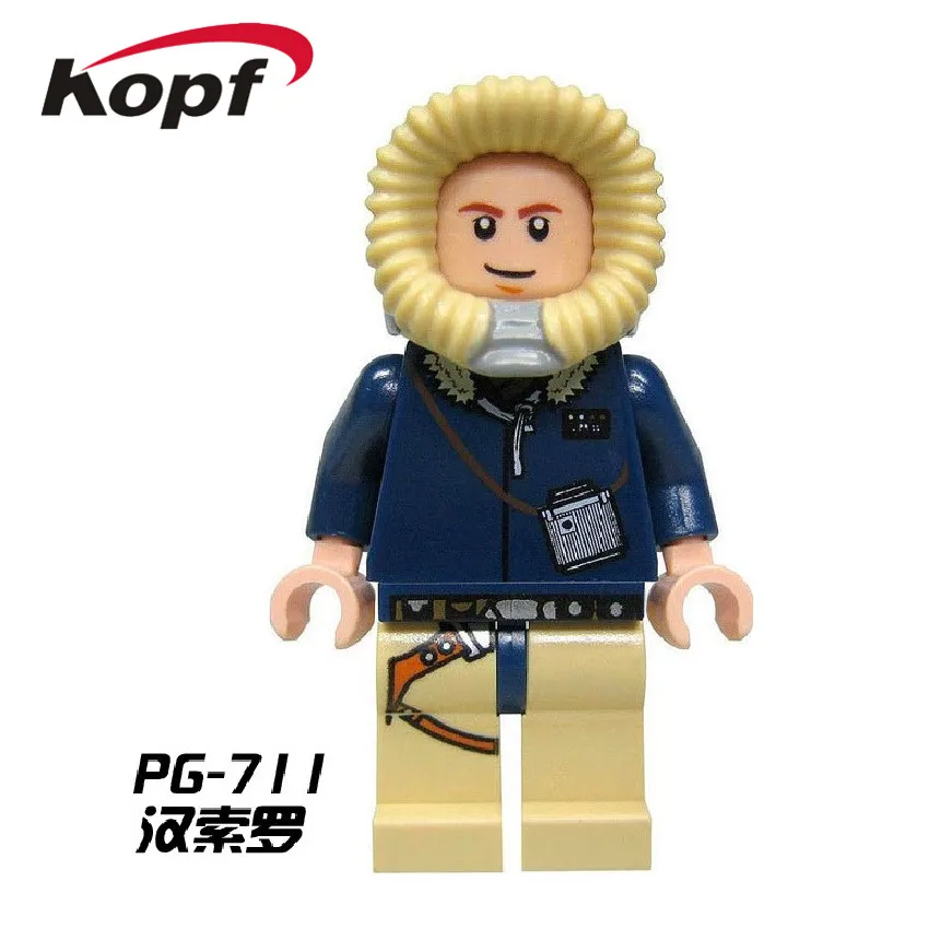 PG711 Without Box Космический оола шаак Ти джедайский Консульский Хан Solo Люк Скайуокер Grand Moff Tarkin строительные блоки кирпичи игрушки для детей PG8051 - Цвет: PG711 Without Box