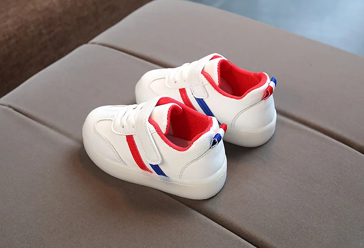 sapatos de bebê casuais led sprots sapatos