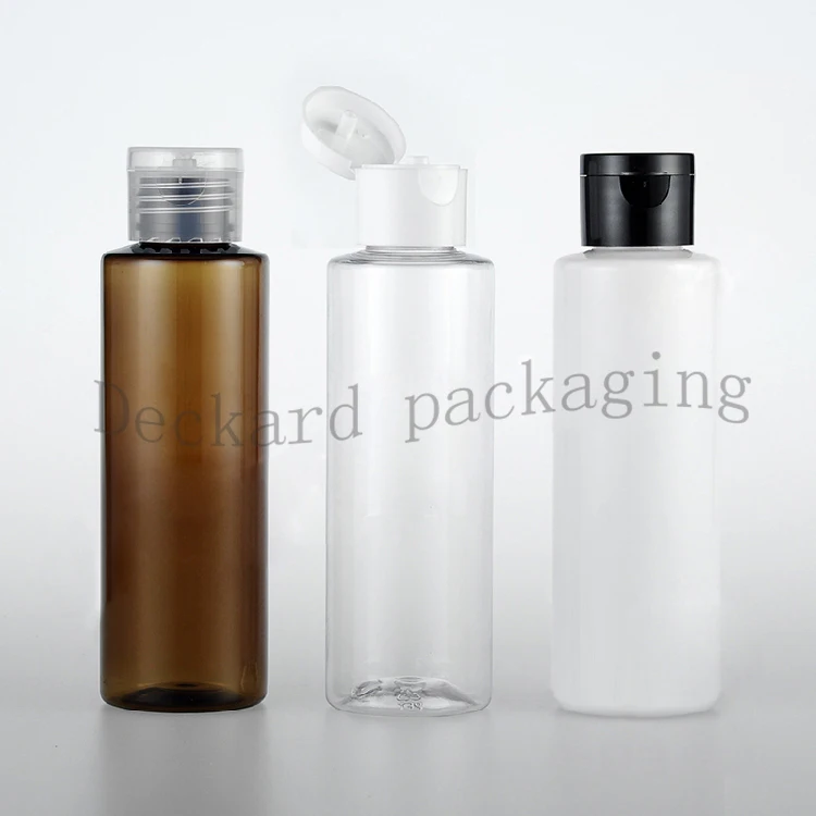 50pcs/lot 120ml Empty Small Cosmetic Mini Bottles,Sample Plastic Shampoo Packaging Container
