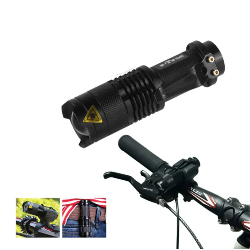 Discount Bicycle Light 7 Watt 2000 Lumens 3 Mode Bike Q5 LED cycling Front Light Bike lights Lamp Torch Waterproof ZOOM flashlight 10