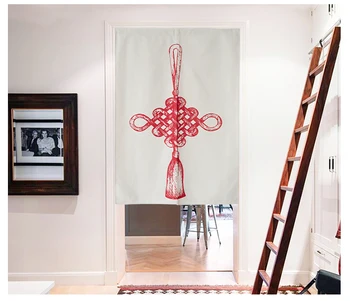 

Traditional Chinese red knot door curtain holiday new year wedding decoration hanging bedroom living room kitchen home bar gift