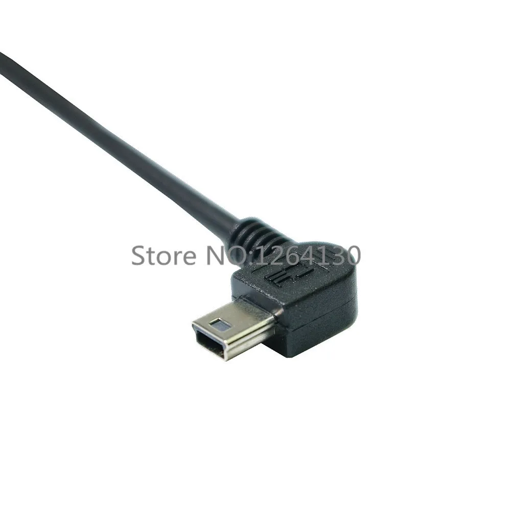 1 м прямоугольный 90 градусов USB 2,0 Mini Male to A type Male растягивающийся кабель для передачи данных для SSD и жесткого диска