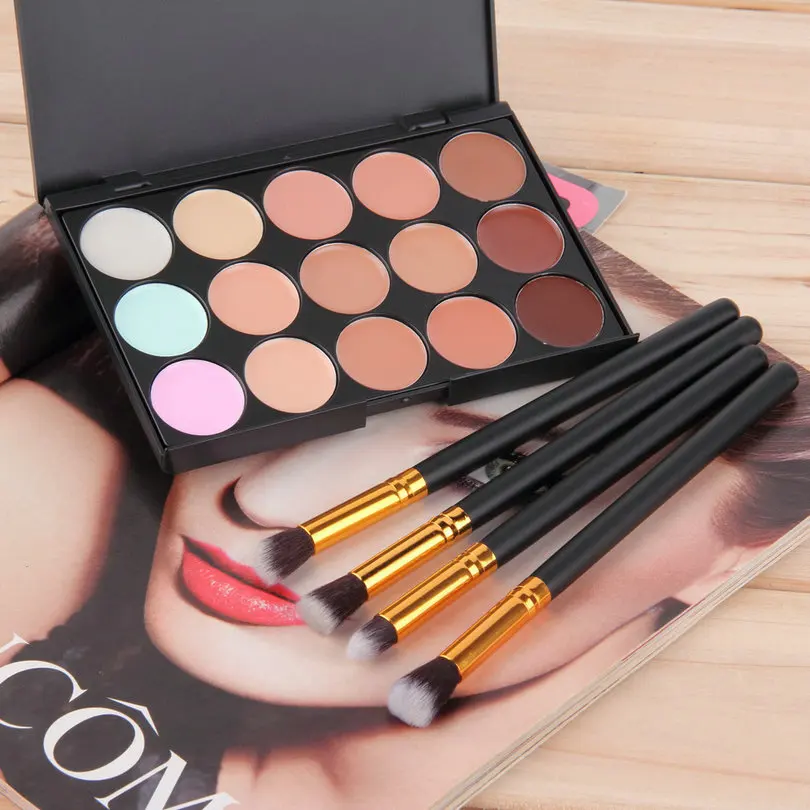 High Quality New 15 Colors Contour Face Cream Makeup Concealer Palette