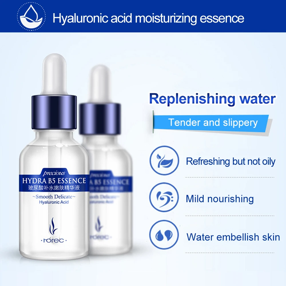 

15ml Hyaluronic Acid essence Facial serum Deep hydra Anti Aging Intensive Face Lifting Firming Anti Wrinkle Skin Care Tool TSLM2