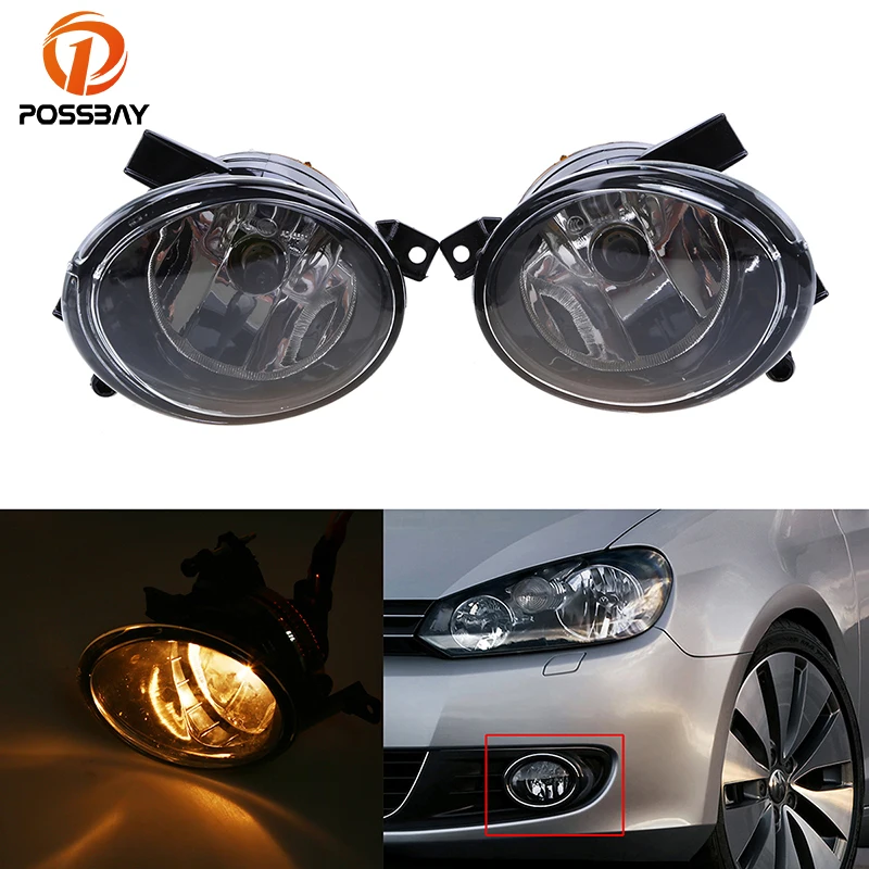 Buy POSSBAY 9006 12V 55W Fog Lights for VW Golf MK6