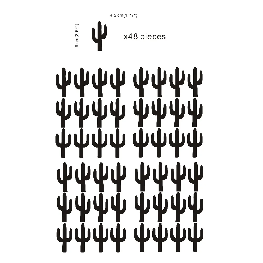 JOYRESIDE 48 قطعة/مجموعة الصبار الشارات الجدار ملصق فينيل المنزل الحضانة منزل Desin للعقد الصبار للأطفال غرفة نوم الديكور DIY YMX20 JOYRESIDE 48 قطعة/مجموعة الصبار الشارات الجدار ملصق فينيل المنزل الحضانة منزل Desin للعقد الصبار للأطفال غرفة نوم الديكور DIY YMX20