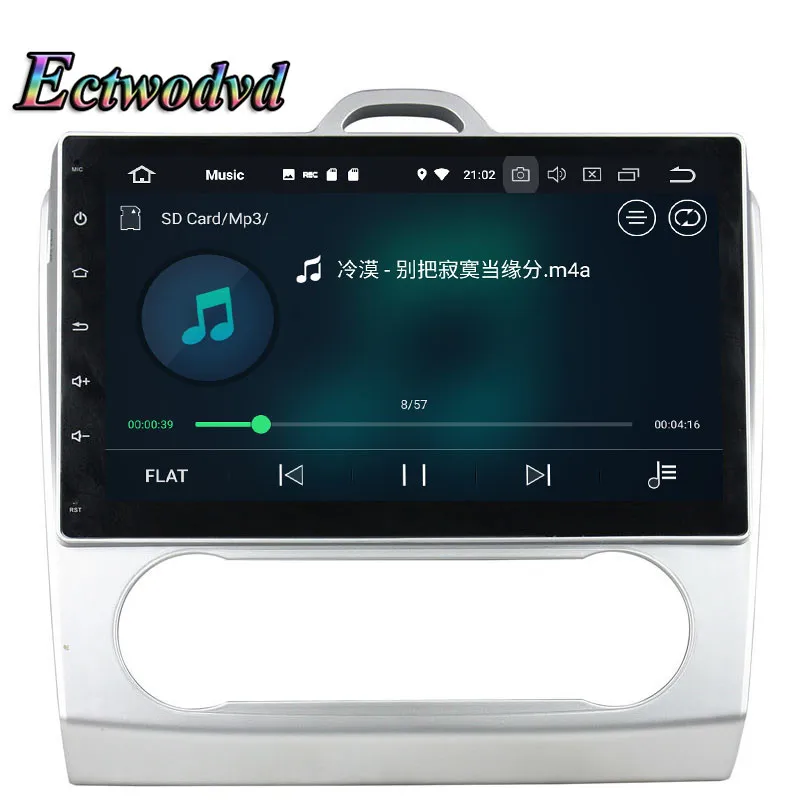 Flash Deal Ectwodvd Octa Core 4G RAM 64G ROM Android 9.0 Car Multimedia DVD Player GPS HeadUnit for Ford Focus 2007 2008 2009 2010 2011 AT 5