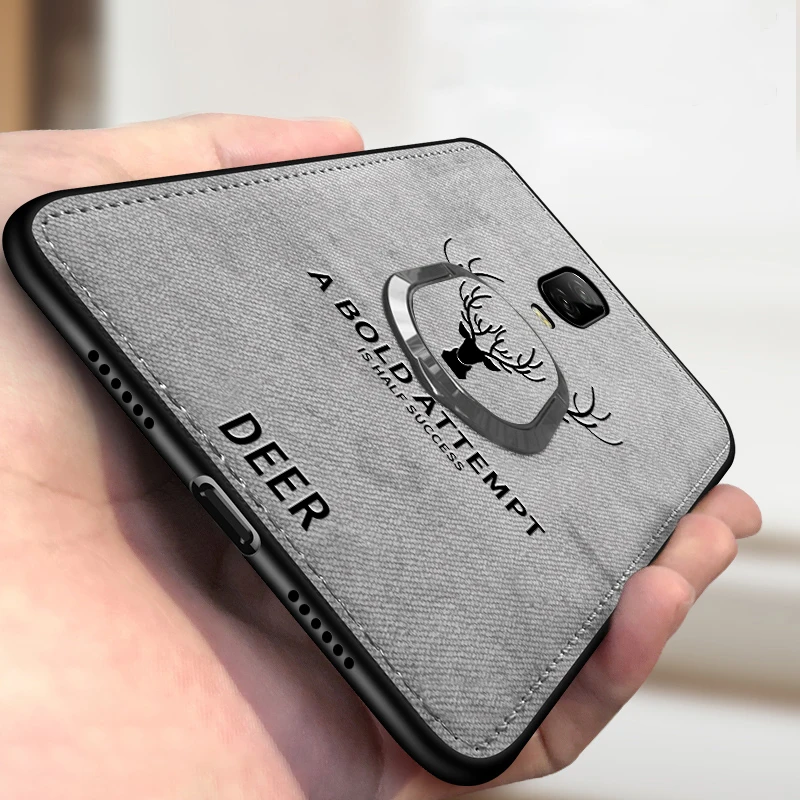 

Zerrul Cloth Phone Case For Oneplus 7 Pro 6 6T 5 5T Christmas Deer Soft Back Cover