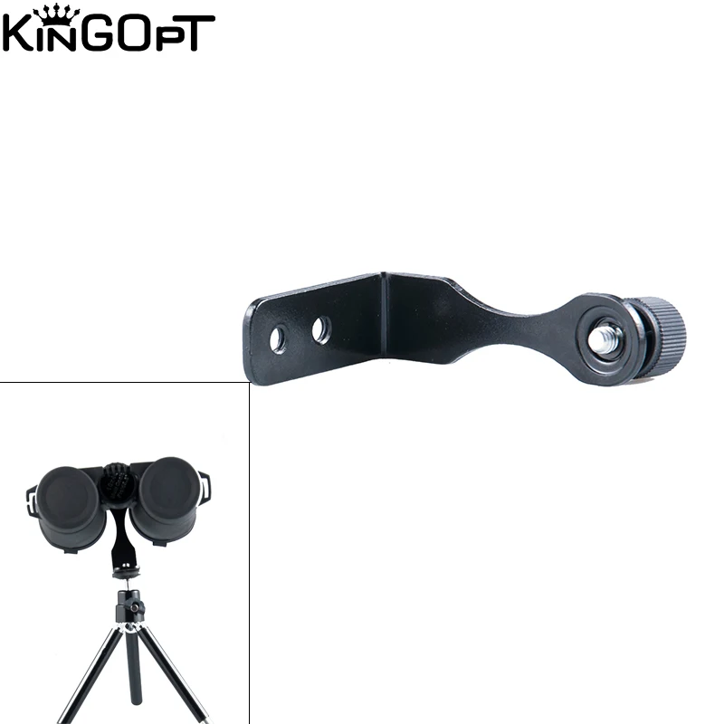 

KINGOPT Metal Black Universal Full and monocular and Binoculars Telescope Tripod Adapter Standard Fit / Fits All Standards Hot