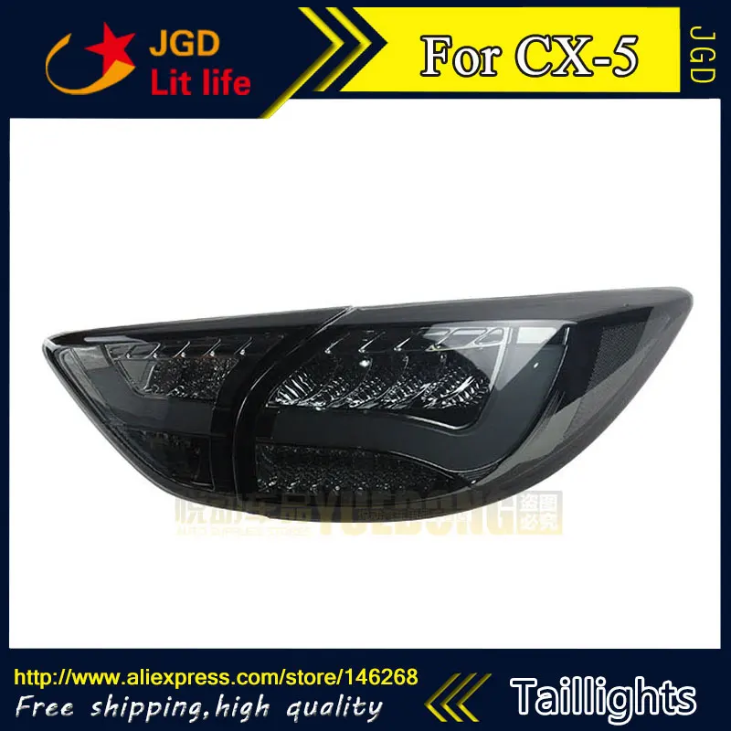 Car Styling tail lights for Mazda CX-5 taillights LED Tail Lamp rear trunk lamp cover drl+signal+brake+reverse