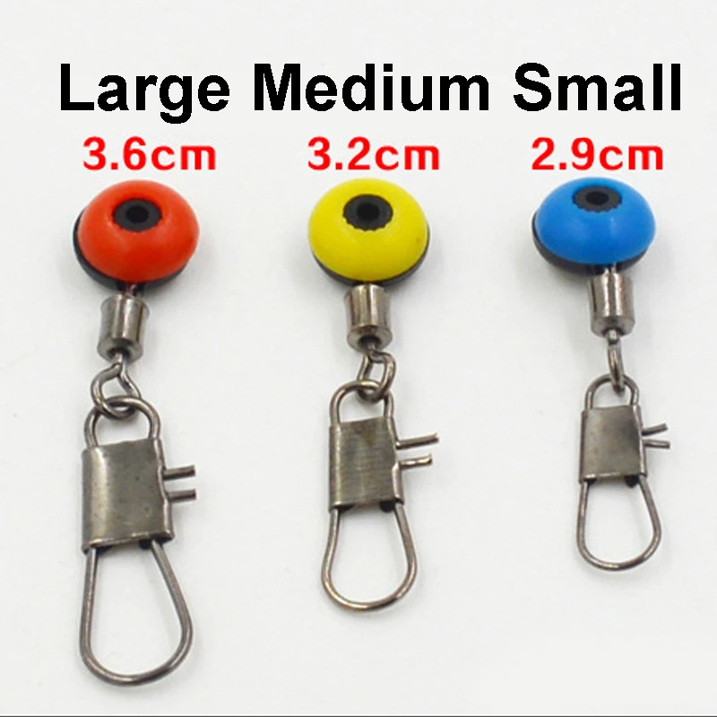 Fisher 20pcs/lot Fishing Line to Hook Swivels Clip on Connector Fishing