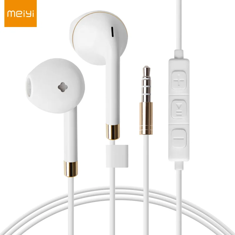 MEIYI Y11 New In ear Earphone with Mic Wire Control Earphone Music Earphone For iPhone 6s 6 plus
