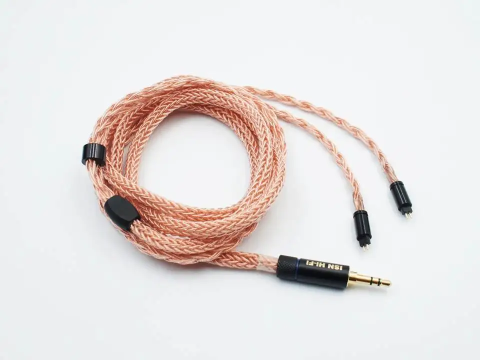 ISN аудио C16 16 акций один Кристалл Медь HiFi аудиофильский IEM кабель