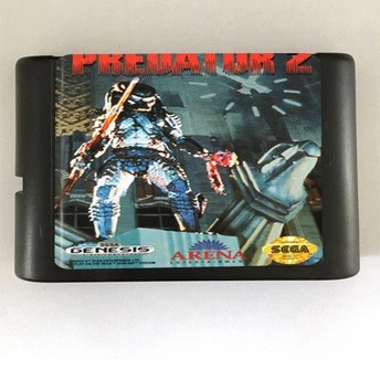 Высококачественный 16-битный игровой картридж Sega MD для системы Megadrive Genesis-Predator 2 |