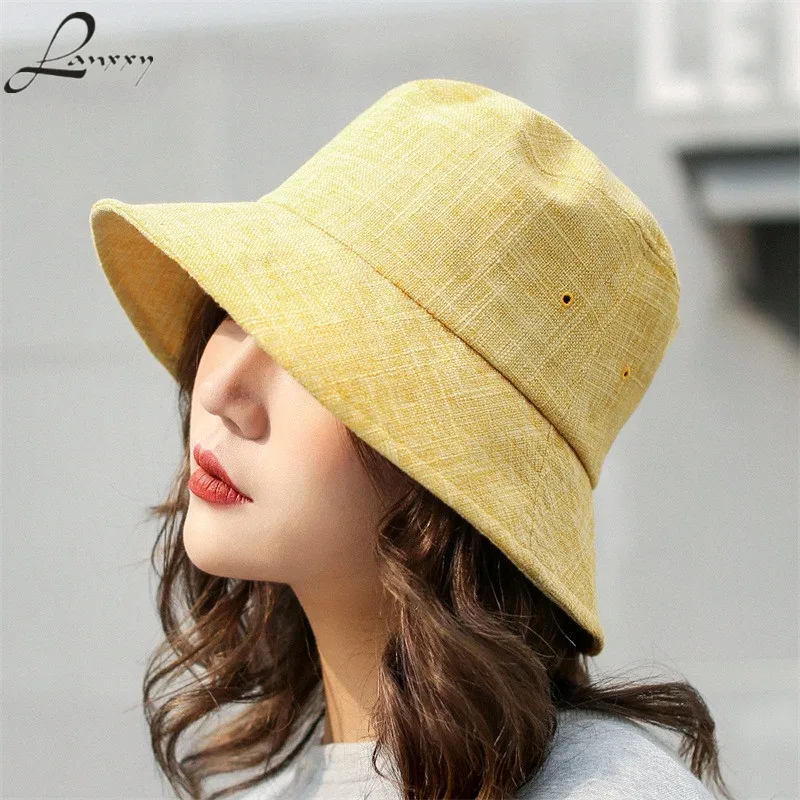 

Lanxxy Women Casual Bucket Hats Fishing Hat Ladies Summer Sun Hat Caps