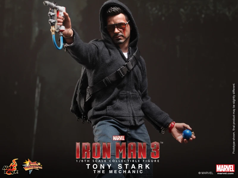 Горячие игрушки Hottoys HT MMS209 1/6 Железный человек Тони Старк механик Коллекционная Фигурка Спецификация новая коробка сейчас