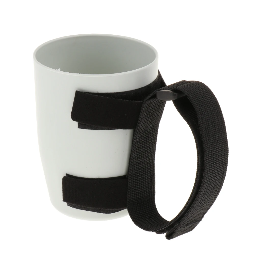 Hand Strap Cuff Tooth Brushing Cup For Hand Tremors Arthritis Elderly