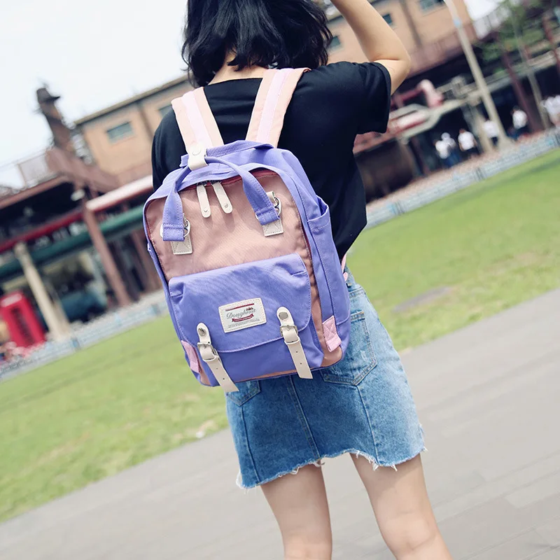 

2018 Canvas Women Backpacks For Teenage Girls Mommy Computer Travel Luggage Laptop Fashion Backpack Bagpack Mochilas Kanken 1