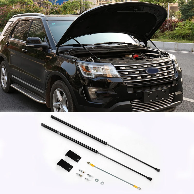 

For Ford Explorer 2013-2017 Car-styling Refit Bonnet Hood Gas Shock Lift Strut Bars Support Rod engine cover supporting