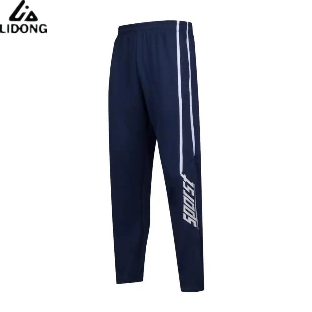 

New Style Men's Football Training Sports Slim Skinny Soccer Pants Zipper Leg Running Pants Jogging Quick Dry Tracksuit Trousers