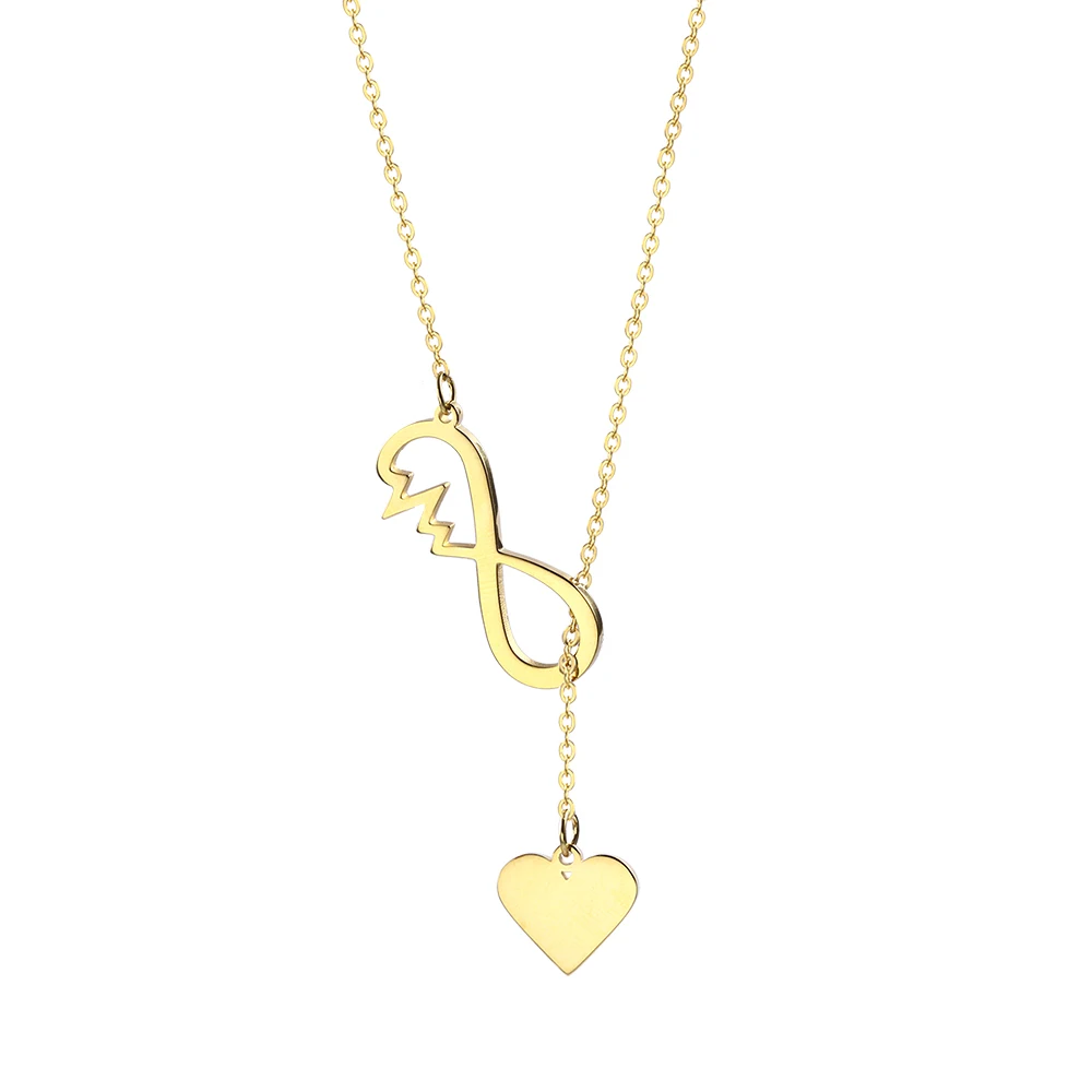 

Feelke Hand With Heart I Love You Best Friend Necklace
