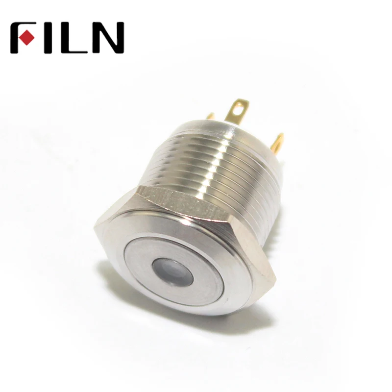 dot led momentary push button switch