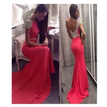 Neue Design Roten Langen Abendkleid Appliques Und Kristall Party Kleid Foraml Evening Kleid Benutzerdefinierte vestido de festa gala jurken