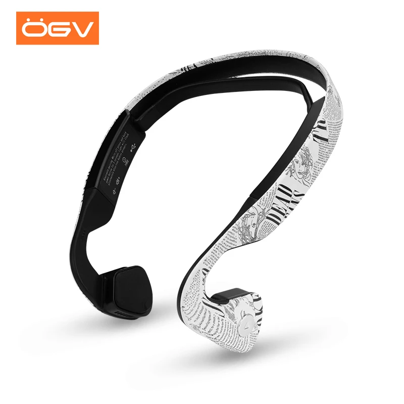 

OGV Bluetooth Sports Wireless Headphones Bone Conduction Earphone Outdoor Headset with Mic With Box for Apple phones and Android