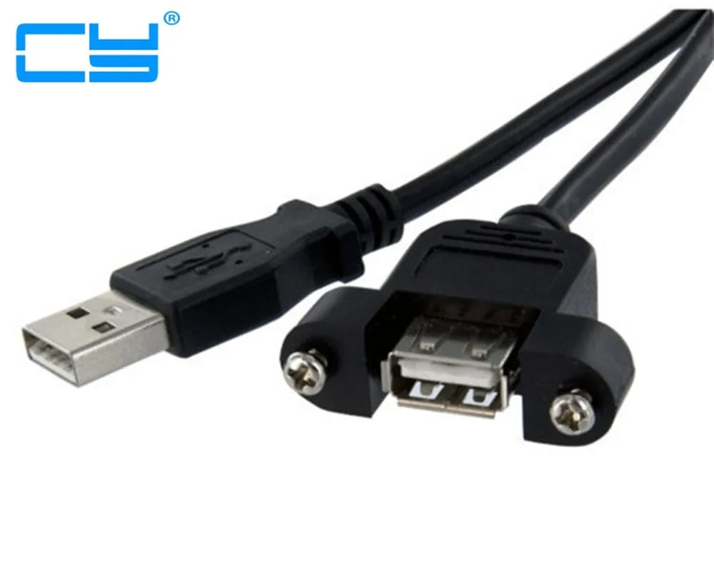 100 см 1 0 м 3 6 5 новинка USB 2 тип папа-мама m/F удлинительный кабель с винтами для
