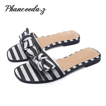 Nouveau 2017 Casual Chaussures Femmes Sandales Sandalias Mujer D’été Style De Mode Flip Flops Bonne Qualité Appartements Solide Femme Pantoufles