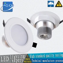 10 шт./лот светодиодный потолочный светильник 3 Вт 5 Вт 7 Вт 12 Вт 18 Вт 24 Вт светодиодный встраиваемый настенный светильник для шкафа AC85-265V