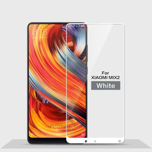 Xiaomi mi x 2 стекло полное покрытие закаленное стекло для Xiaomi mi Mix 2S 5,9" протектор экрана для Xio mi x 2s защитное стекло - Цвет: White