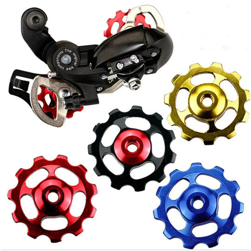 Bicycle rear wheel guide wheel bearing mountain bike aluminum alloy transmission guide wheel tension wheel bicycle 202-0081