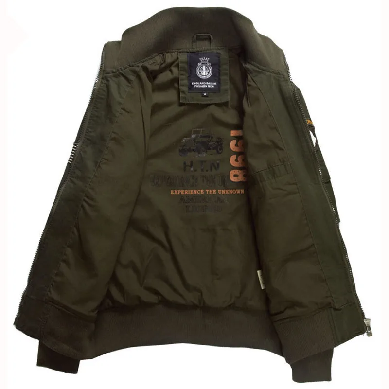 RIINR Bomber Aeronautica Militare Men Jacket Men's Casual Outerwear Coat Air Force Military Army Jackets Jaquetas Veste Homme RIINR Bomber Aeronautica Militare Men Jacket Men's Casual Outerwear Coat Air Force Military Army Jackets Jaquetas Veste Homme