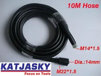 Car washer hose 10M M22*1.5*14mm 400Bar 5800PSI,high pressure washer hose spray water Champion HP6140/6160 Elitech M1800
Car washer hose 10M M22*1.5*14mm 400Bar 5800PSI,high pressure washer hose spray water Champion HP6140/6160 Elitech M1800