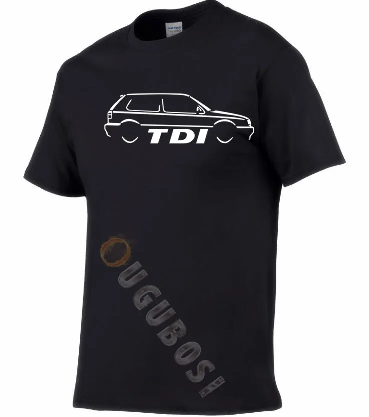 AUTOTEES футболка для ретро гольфа MK3 TDI любителей автомобилей|Футболки| |
