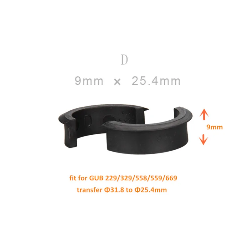 Bicycle Accessories Bicycle Handlebar Extender 2 Pairs Conversion Bike Mount Clamp Switch Spacer 31.8mm to 25.4 22.2mm