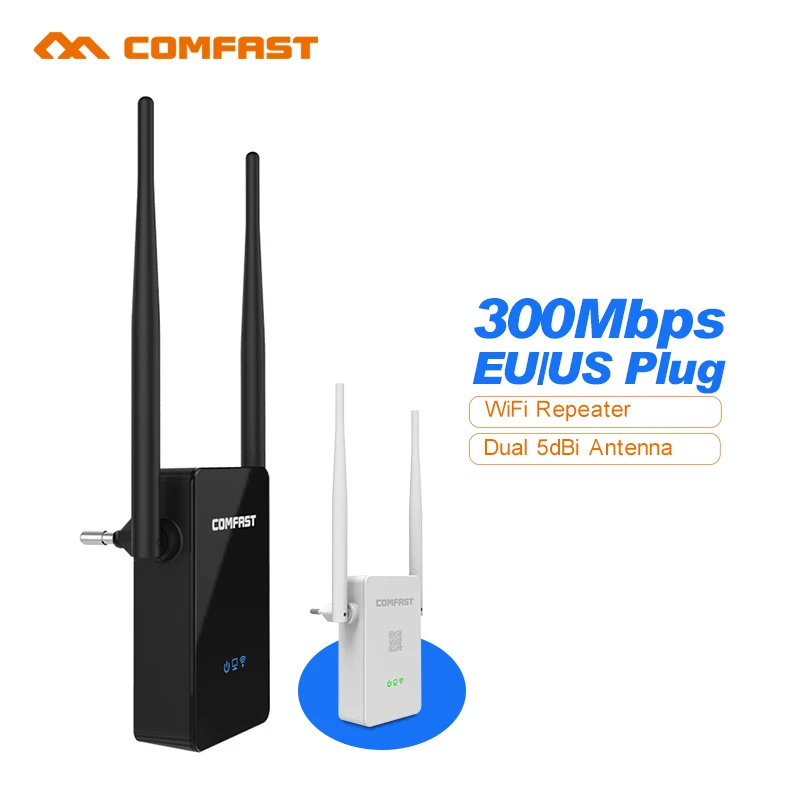  Comfast Wifi Router Repeater 802.11N/B/G Network Range Wi-fi Expander 300M 10dBi Antennas Wi fi Access Signal Amplifier hotpot 