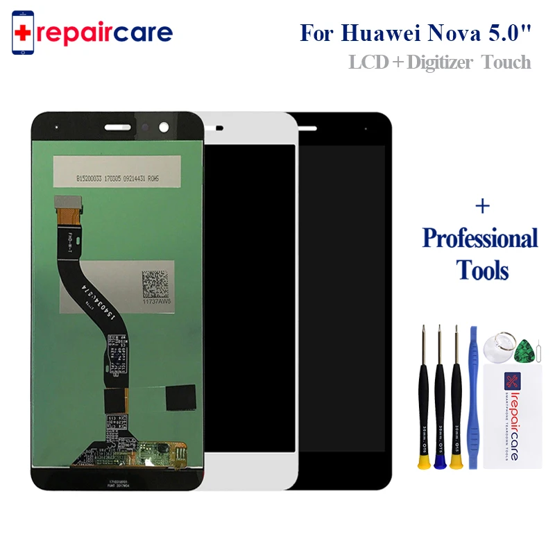 

For Huawei Nova LCD Display+Digitizer touch Screen + Frame for Huawei Nova lcd CAN-L01 CAN-L02 CAN-L03 CAN-L11 L12 L13