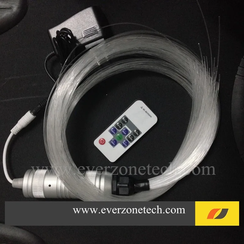 3w fiber optic light kits with RF 3