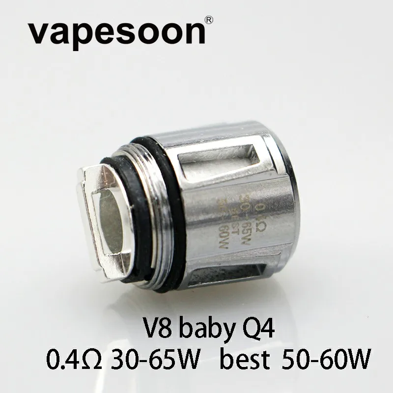 

5pcs Replacement Atomizer Core V8 Baby-Q4 Baby-T12 Baby Mesh Coil for TFV1222 Baby Prince / Resa Stick Kit Resa Baby Tank