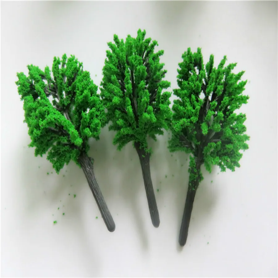 new architecture 3d scale artificial plastic model  green tree  layout24