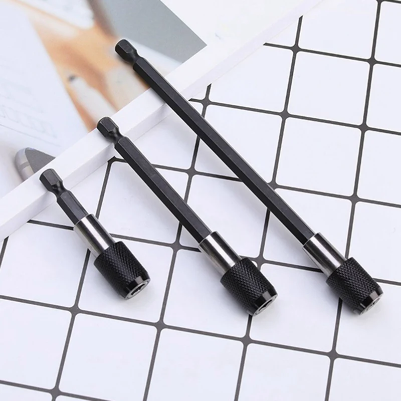 

60mm/100mm/150mm Magnetic Screwdriver Extension Bit Quick Release 1/4 Hex Shank Tools Holder Tool Drill Bits Set