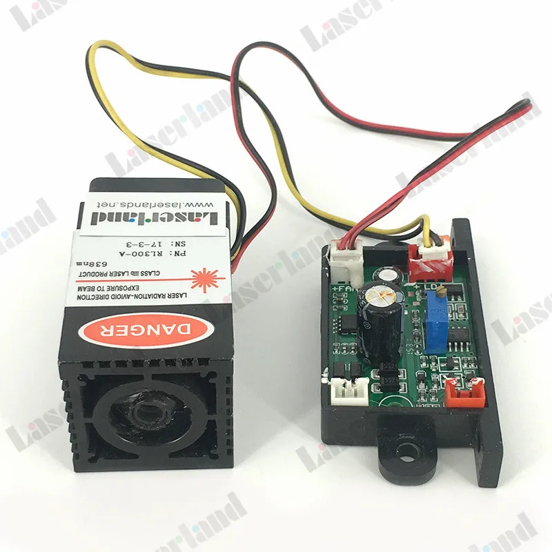 

200mW - 300mW 637nm 638nm Laser Diode Module TTL / Analog Stage Lighting DJ Show 12vdc