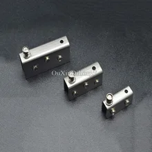 Free Shipping Medium Stainless Steel hinge Glass Door Pivot Hinges Clamp Clip Stainless Steel For 10mm Glass Door CP504 bqlzr stainless steel glass pivot door hinges clamps kits for 5 8mm glass door
