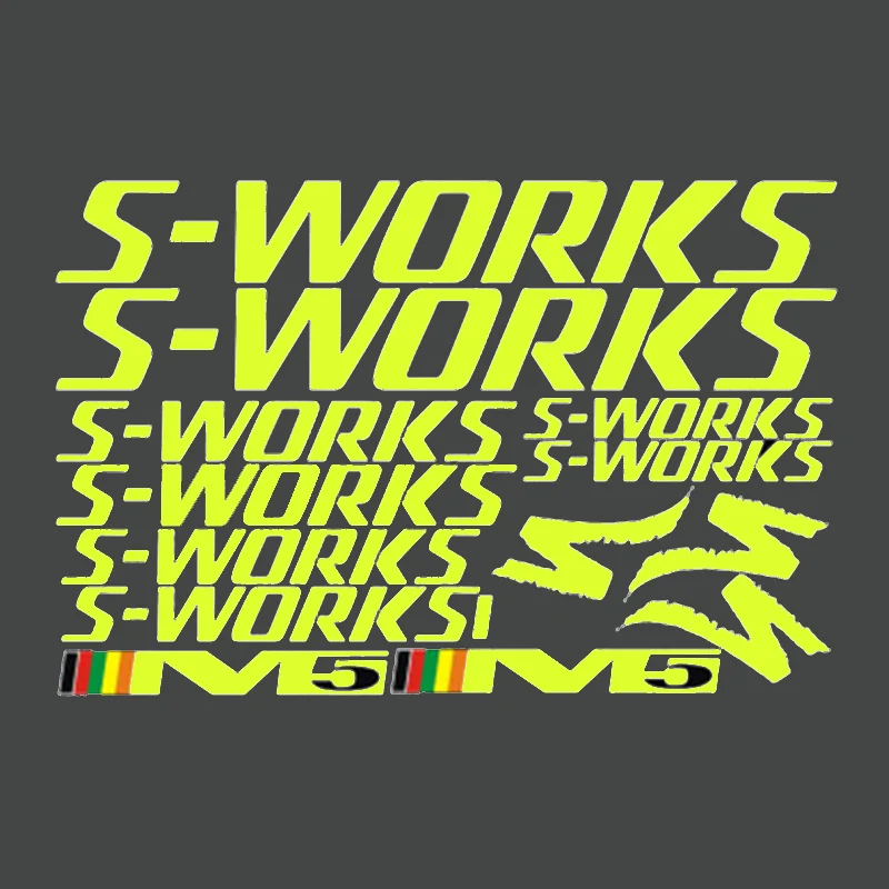 S works Rack decoration Stickers Road bike Mountain Bike Frame paint protection vinyl Reflective