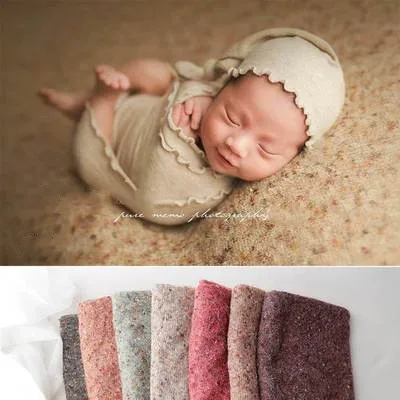 

HOT!Newborn Photography Props Studio Background Blanket Color Dot cloth Baby Photo Shoot Accessories Photography wrap