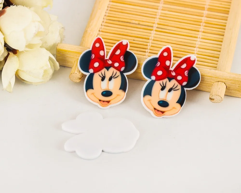 

10pcs/lot DIY resin cabochons accessories flat back resin planar bowtie