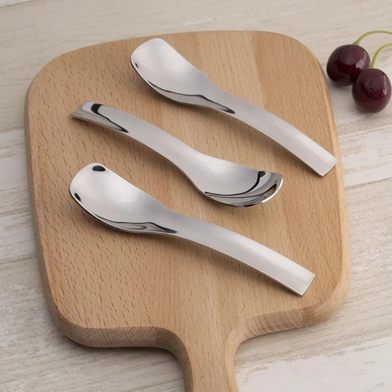 5 шт. ложка из нержавеющей стали 304 для десертного мороженого|stainless steel dessert spoons|spoon