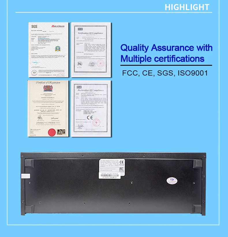 Monitor de pc Rack de Metal Dvi com Áudio e ps Portas Switch Kvm - 2 Teclado Hot-chave Mouse Switcher Ckl-9138d Ckl 8 Usb 7 High Quality switch 8